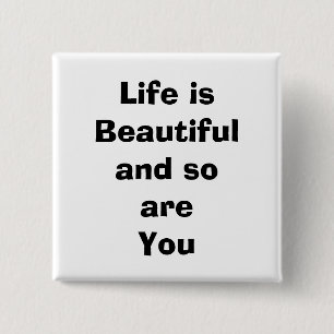 Zitat, Button