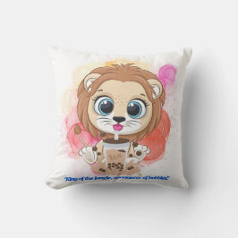 Zitat Cartoon trinken Bobba Tee. Kissen