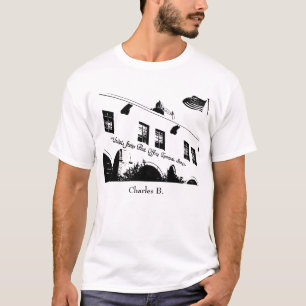 Zitat Charless Bukowski (weiß) T-Shirt