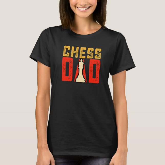 Zitat Chess Dad  Sagt T-Shirt (Vorderseite)