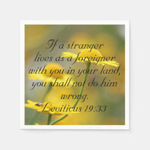 Zitat der Bibel des Alten Testaments - Leviticus 1 Serviette