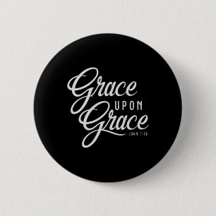 Zitat der Christlichen Glaubensbibel "Grace upon G Button