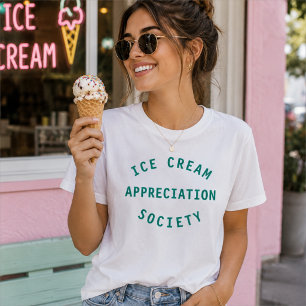 Zitat der Eiskrem-Wertungsgesellschaft Kunst T-Shirt