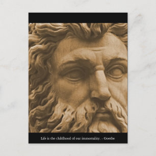 Zitat der Inspiration Postkarte