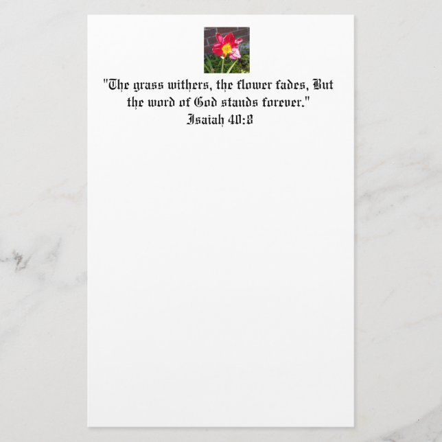 Zitat der Inspirationsbiologie Briefpapier (Vorderseite)