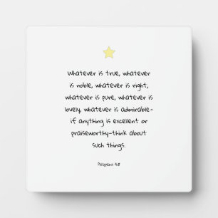 Zitat der inspirierenden Motivierend Bibel Fotoplatte