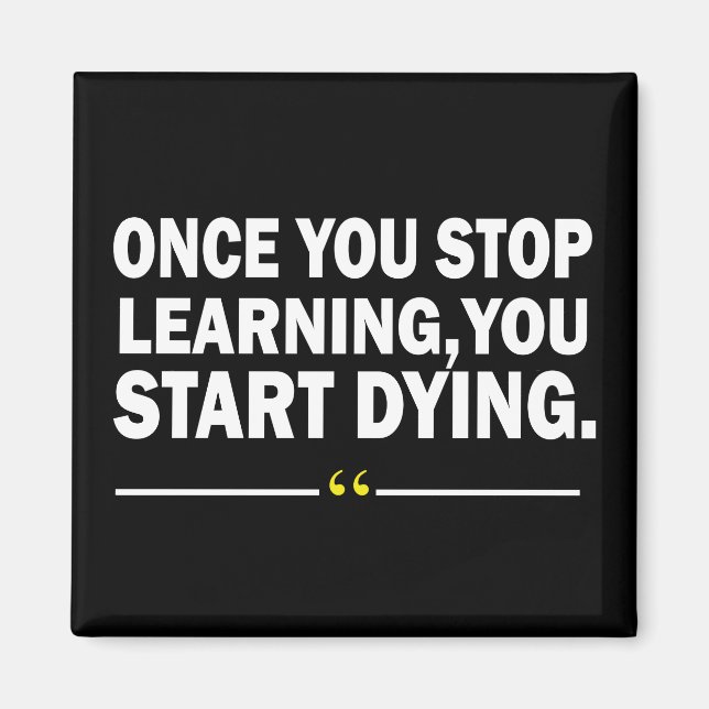 Zitat der motivierend Lehrerin Magnet (Vorne)