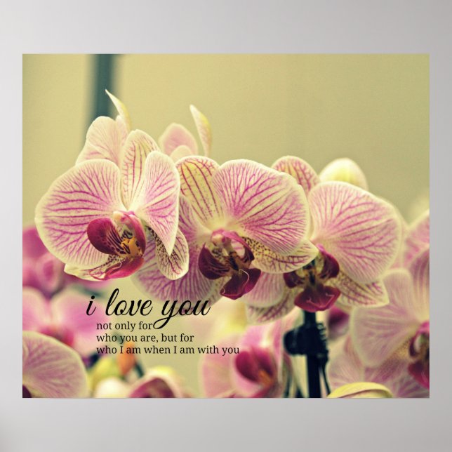 Zitat der romantischen Inspiration Poster (Vorne)