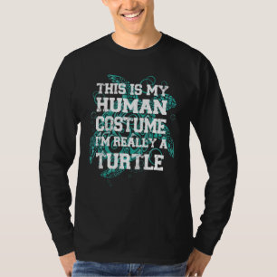 Zitat der Schildkröte Ich bin wirklich eine Schild T-Shirt