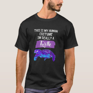 Zitat der Schildkröte Ich bin wirklich eine Schild T-Shirt