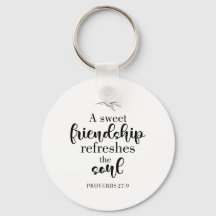 Zitat der "Sweet Friendship Bible Verse Hand Lette