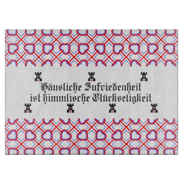 Zitat der Transsilvanier Schneidebrett (Vorderseite)