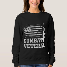 Zitat der Veteranen-Armee Sweatshirt