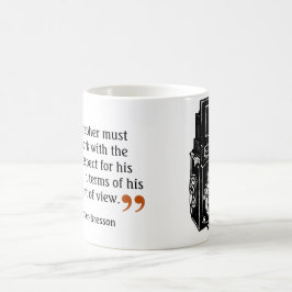 Zitat des berühmten Fotografen 8 Doppel-Objektive- Tasse