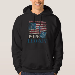 Zitat des ersten amerikanischen Papstes Lee XIV zu Hoodie