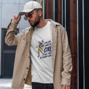 Zitat des Girl-Fußball-Spielers T-Shirt