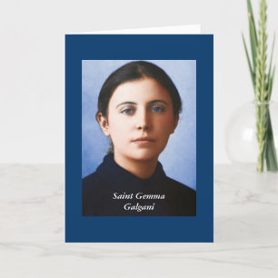 Zitat des Tages Saint Gemma Galgani Karte