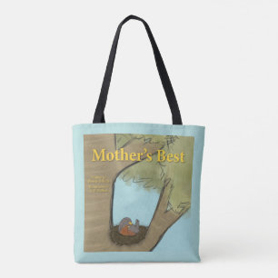 Zitat-Flügel TASCHE das beste Buch der Mutter