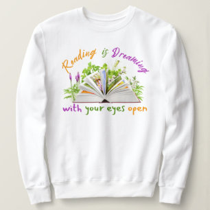 Zitat Frauen-Sweatshirt zum Lesen - Gemütliches Bu Sweatshirt
