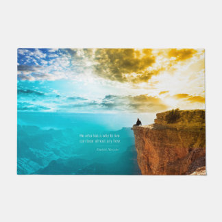 Zitat Friedrich Nietzsche Naturerlebnis Natur Fußmatte