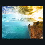 Zitat Friedrich Nietzsche Naturerlebnis Natur Poster<br><div class="desc">Inspirationsziffer aus dem existentialistischen Universum des berühmten Schriftstellers Friedrich Nietzsche. Perfektes Geschenk für dynamische Intellektuelle! "Wer einen Grund zum Leben hat, kann fast jedes ertragen."</div>