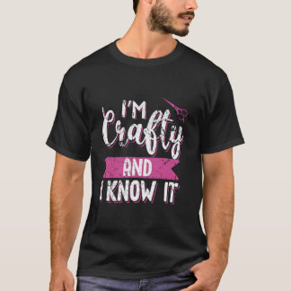 Zitat für Handwerker: Ich bin handwerklich begabt T-Shirt