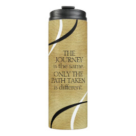 Zitat für Inspirationsreisen und Wege Thermosbecher