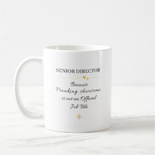 Zitat für leitende Direktoren Kaffeetasse