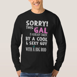 Zitat für Mädchen, die mit Niedlicher Kunst fische T-Shirt