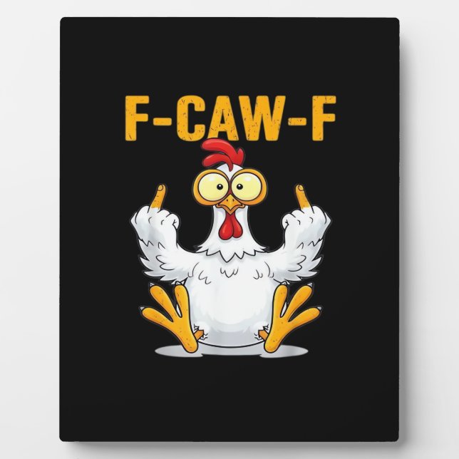 Zitat Hahn Meme Klassiker Fotoplatte (Vorderseite)