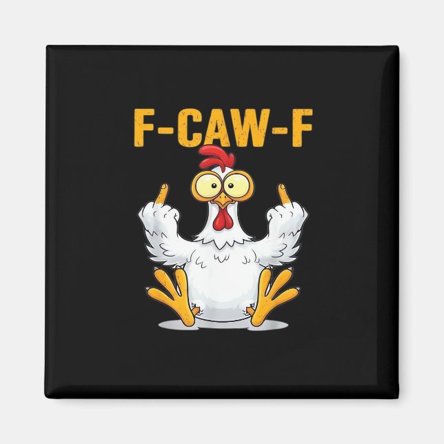 Zitat Hahn Meme Klassiker Magnet (Vorne)