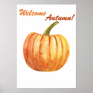 Zitat Herbstposter Poster
