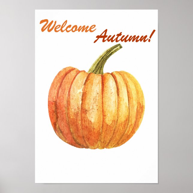 Zitat Herbstposter Poster (Vorne)