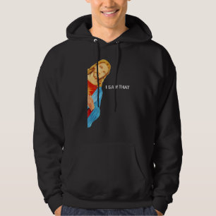 Zitat Jesus Meme Ich sah das christliche Frauen Mä Hoodie