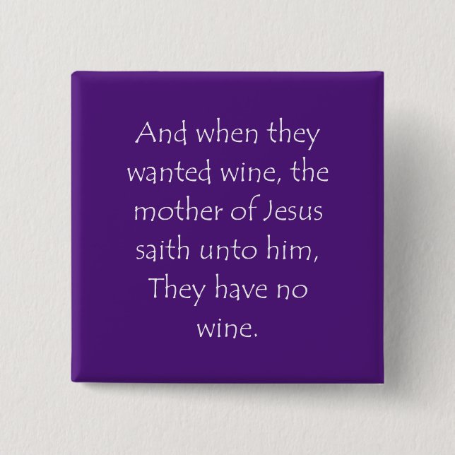 Zitat John 2 3 Button (Vorderseite)