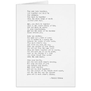 Zitat Kahlil Gibran, inspirierender Schriftsteller