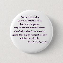 Zitat-Knopf Janes Eyre Button