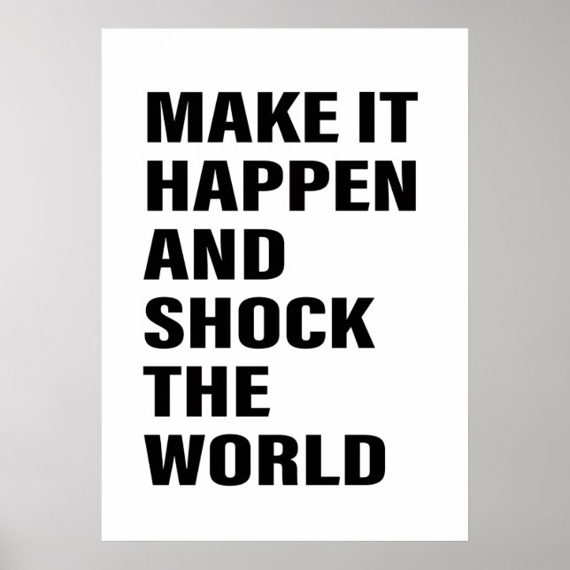 Zitat Kunsterfolg Tipps zum Worttext T - Shirt Poster (Vorne)