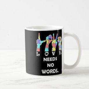 Zitat Liebe braucht keine Worte Kaffeetasse