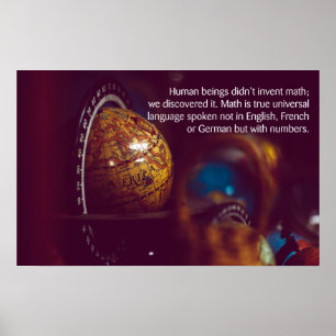 Zitat - Math Poster