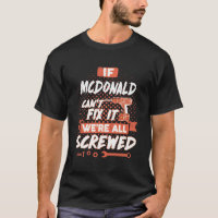 Zitat MCDONALD Shirt MCDONALD auf Shirt