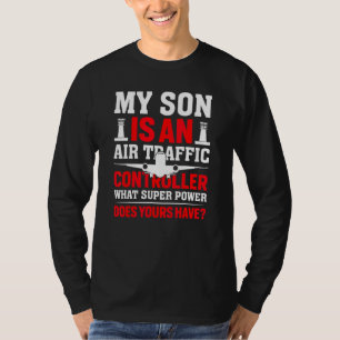 Zitat Mein Sohn Ist Ein Fluglotse T-Shirt