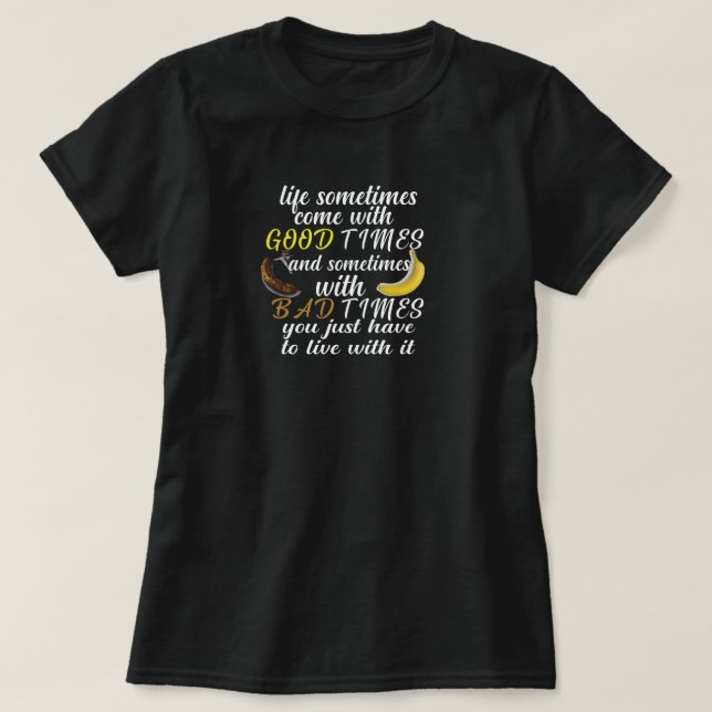 Zitat mit Inspiration, lustiges Zitat T-Shirt (Design vorne)