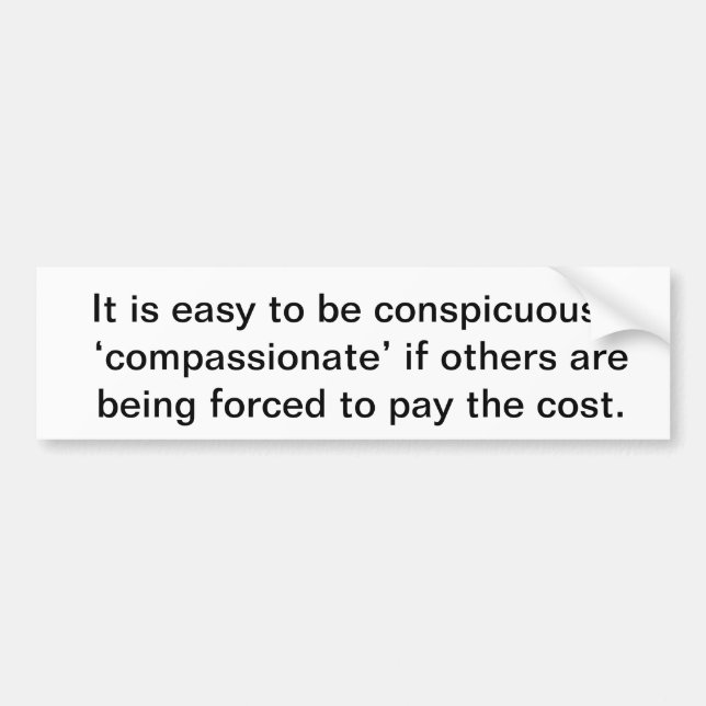 Zitat Murrays Rothbard Autoaufkleber (Vorne)