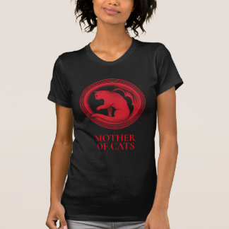 Zitat "Mutter aller Katzen" Schwarzes Hemd T-Shirt
