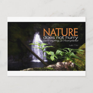 Zitat — Natur Postkarte