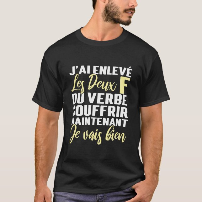 Zitat Positive Motivation Lächeln T-Shirt (Vorderseite)