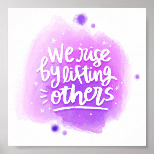 Zitat-Poster mit Inspiration Poster