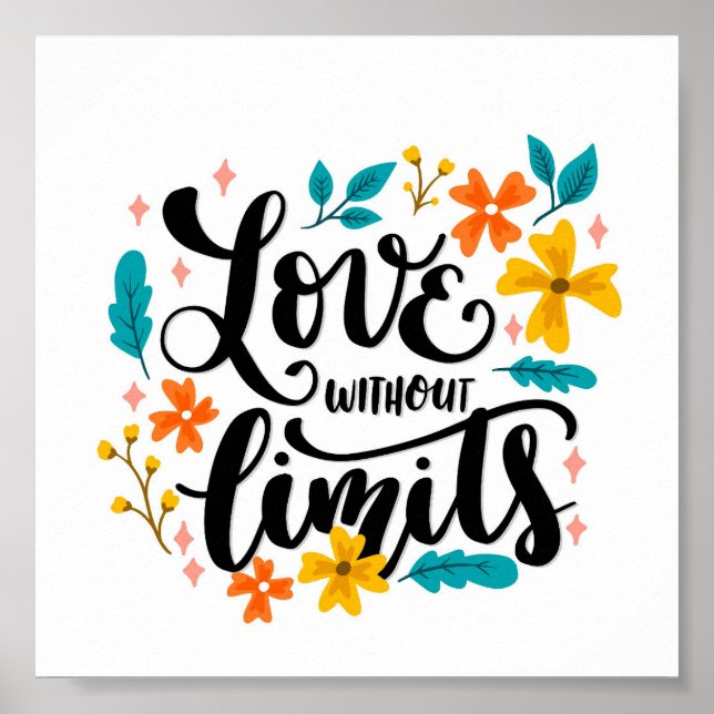 Zitat-Poster mit Inspiration Poster (Vorne)