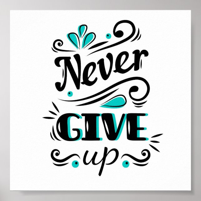 Zitat-Poster mit Inspiration Poster (Vorne)